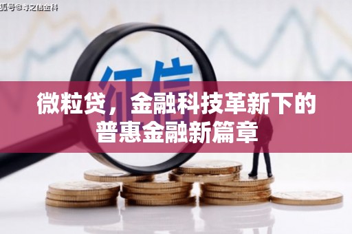 上杭微粒贷，金融科技革新下的普惠金融新篇章