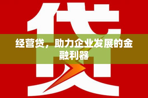 上杭经营贷，助力企业发展的金融利器