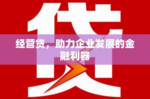 上杭经营贷，助力企业发展的金融利器
