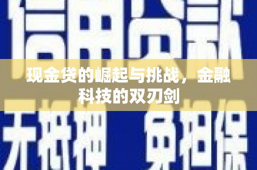 上杭现金贷的崛起与挑战，金融科技的双刃剑