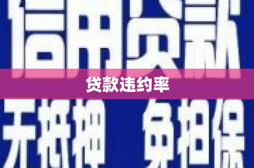 上杭贷款违约率