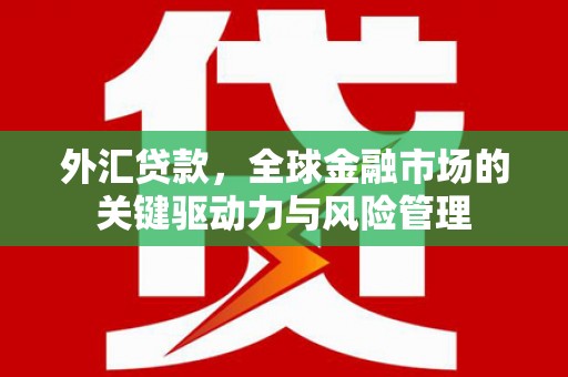 上杭外汇贷款，全球金融市场的关键驱动力与风险管理