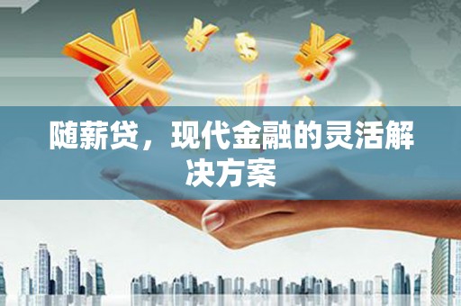 上杭随薪贷，现代金融的灵活解决方案