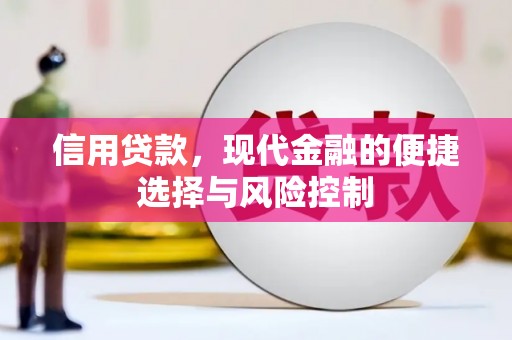 上杭信用贷款，现代金融的便捷选择与风险控制