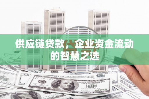 上杭供应链贷款，企业资金流动的智慧之选