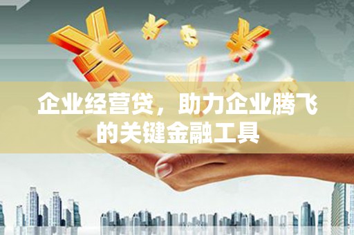 上杭企业经营贷，助力企业腾飞的关键金融工具