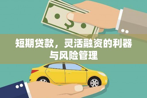 上杭短期贷款，灵活融资的利器与风险管理
