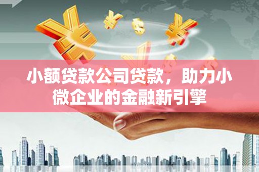 上杭小额贷款公司贷款，助力小微企业的金融新引擎