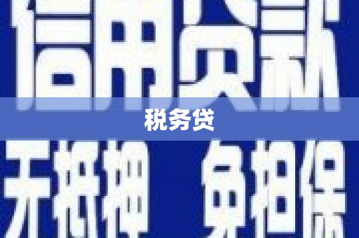 上杭税务贷
