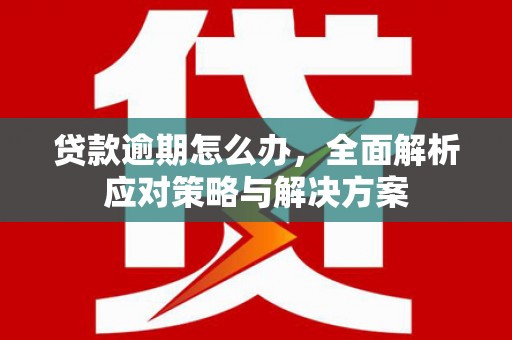 上杭贷款逾期怎么办，全面解析应对策略与解决方案